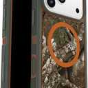 OtterBox iPhone 17 Pro Max Defender Series Pro XT Clear Case - Realtree - Green Camo - Tough, Rugged & Durable iPhone Case, Snaps on MagSafe