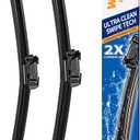 24"/20" Windshield Wipers Compatible with 10/2011-2013 BMW E70 X5 E71 X6 Front Wiper Blades for My Car Original Equipment Automotive Replacement (Set of 2)