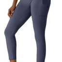 Women's High Waisted Moisture - Wicking Yoga Leggings with Pockets, Reflective Stripes & Shirt Loop for Active Lifestyle (S)