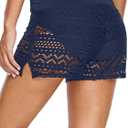 WILLBOND Women Swimsuit Shorts Tankini Swim Briefs Plus Size Bottom Boardshort Summer Swimwear Beach Trunks for Girls (Blue, S)