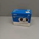 Tapo 2K Pan/Tilt Security Camera for Baby Monitor, Dog Camera w/Motion Detection, 2-Way Audio Siren, Night Vision, Cloud&SD Card Storage, Works w/Alexa & Google Assistant, 2-Pack (Tapo C210P2)