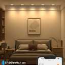 LED Recessed Lighting 6 inch/5 inch, Smart RGB Bluetooth Can Lights, 13W 1050LM, Color Changing, Retrofit Led Recessed Light Compatible with Alexa for Bedroom Living Room Kitchen, 6Pack