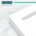 14x18 White Picture Frame, Poster Frame for Wall, 3 Pack | Fits 12x16 Photos With Mat or 14x18 Without Mat, Vertical or Horizontal Wall Mount, Artwork, Gallery Wall & Home Decor