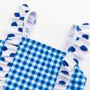 LIZENS Girls One Piece Swimsuit Ruffles Bathing Suit for Kids 2-12T