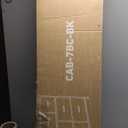 DUMOS Dresser for Bedroom, Storage Organizer with 9 Drawers, Chest of Drawers with Fabric Bins, Sturdy Metal Frame, Wood Tabletop for Guest Room, Closet, Entryway, Black