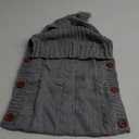 XMWEALTHY Newborn Baby Wrap Swaddle Blanket Knit Sleeping Bag Receiving Blankets Stroller Wrap for Baby(Dark Gray) (0-6 Month) (Darkgray)
