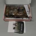 REECHO Curly Hair Extensions, 4PCS 16 inch Clip in Hair Extensions Lace Weft Short Curly Extension Clip Ins Invisible Natural Hairpieces for Women, Dark Brown to Light Brown