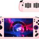 Case Cover for Lenovo Legion Go S Handheld Game Console, Soft Silicone Protector Cover Skin Case for Lenovo Legion Go S, Anti-Scratch,Shockproof,Pink