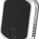 Scosche MPTFM MagicMount Pro Magnetic Car Phone Holder - Strong Magnet Mount for iPhone and Android - Secure Magnetic Flush Mount for Car Dashboard - Universal 360 Adjustable Mobile Cell Holder (1 Pack)