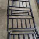 Mjkone Folding Bed with Mattress, 5 Inch Rollaway Bed for Adults, Fold Up Beds with Lockable Wheels, Sturdy Metal Fold Away Frame for Bedroom/Guest, Space Saving（75" x 31"）