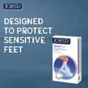 JOBST SensiFoot Diabetic Compression Socks for Men and Women 8-15 mmHg with Seamless Toe and Moisture Management - Extra Padding in Toe, Foot, and Heel Area - Knee High - Closed Toe - Navy, X-Large