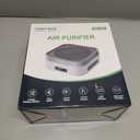 Air Purifier for Home – True HEPA Filter for Pets, Smoke & Allergies | 600 Sq Ft Coverage | Ultra-Quiet & Portable for Bedroom/Travel