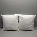 MIULEE Throw Pillows Inserts, Pack of 2 18x18 Inch 100% Virgin Fiber Filling Bed Couch Pillows