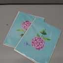 2 x Liif Hydrangea Blossoms Butterfly 3D Greeting Pop Up Mother's Day Card, Spring, Summer, Anniversary, Fathers Day, Get Well, Thinking Of You,With Message Note & Envelop,Large Size 8x6 Inch (Purple & Pink)