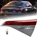 KAMDKI RH LED Inner Trunk Lid Tail Light Assembly Fit for 2022 2023 2024 Honda Civic Sedan Rear Lamp Right Passenger Side With Bulbs 34150-T20-A01 Right Passenger Side