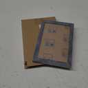 5.5x8.5 Picture Frame Blue, Rustic Natural 8.5x5.5in Photo/Portrait/Poster/Art Frame, Wall Hanging/Tabletop, Horizontal/Vertical Display Gallery Family Wedding Memorial Pic Frame Gift