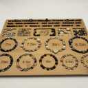NOAVAOL Bead Boards for Jewelry Making, Combi Bamboo Beading Board for Jewelry Bracelet Making, Beading Trays Design Mats for Necklace, Bracelet, DIY Design Bamboo