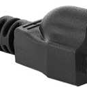 2 x 1-Feet Nema 5-15P to IEC 320 C13 Right Angled Power Cord,US 3-Prong Male to Right Angle IEC Female AC Power Cord