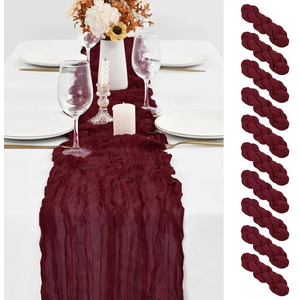 Burgundy Table Runner 3 Pack
