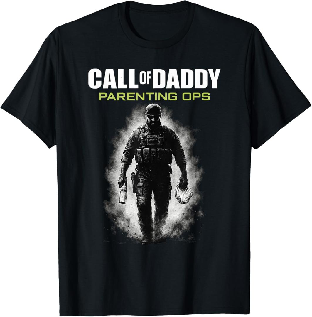 Call of Daddy Parenting Ops - Father's Day Great Dad Joke T-Shirt, 3XL