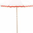 6FT Patio Beach Umbrella for Outdoor, UPF 50+ Sun Shade for Patio, Backyard, Garden, Pool and Beach, Tilt Adjustable, Portable, Harbour Ros Pink