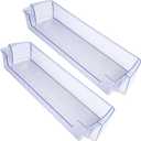 2 Pack RT18M6215SR Door Shelf For Samsung Refrigerator Door Shelf DA63-08645A RT18M6213SR RT18M6215SG Suitable With Samsung Fridge Door Shelves For Samsung RT18M6213SG Door Shelf