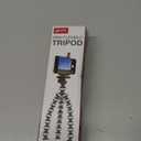 GPX 10 Inch Mini Smartphone Tripod, Includes Smartphone Adapter and Mounting Adapter, Max Height 9.84 Inches (TPD108B), Black