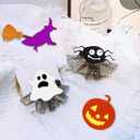 Voyyphixa 3 PCS Halloween Resin Molds Pumpkin Bat Spider Jewelry Silicone Molds Stud Earring Molds Horror Scary Ornament Epoxy Casting Molds for Charm Pendant DIY Art Crafts (Earring molds)