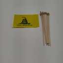 TSMD Dont Tread on Me Gadsden Flag Small Mini Hand Held Stick Flags,5x8 Inch,12 Pack