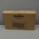 Kitsure Bamboo Bread Box Single Layer Kitchen Countertop Storage Organizer Natural Brown (1-Tier)