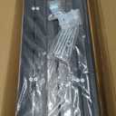 TORACK Garage Ceiling Bin Storage Rack, Adjustable Heavy Duty Overhead Tote Storage Rail System(for 5 Bins, Bins are not included)