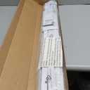 No Drill Blinds for Windows 1" Vinyl L-Shaped Slats Cordless Mini Blinds for Home, for Window Size 30" W  48" H White