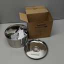 Cat Water Fountain Stainless Steel - 74oz/2.2L Pet Gift Dog Water Dispenser Automatic Silent Cats Dispenser for Drinking Indoor Metal Kitty Spout Fountains with 3 Filters & 3 Sponges Cat Dogs Gifts