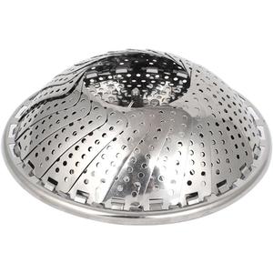 Qtqgoitem Metal 3 Legs Folding Steam Food Dish Steamer Basket Fruit Plate (model: 5e2 b95 45e 8fd 35f)