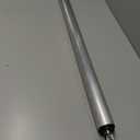 PATIKIL Conveyor Roller 1.5" Diameter 24" Length, Stainless Steel Gravity Transmission Replacement Part Galvanized End, Silver