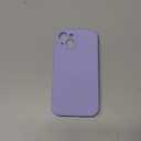 Miracase Compatible with iPhone 15 Case, [Soft Anti-Scratch Microfiber Lining], Liquid Silicone Case Gel Rubber Shockproof Drop Protection Phone Case for iPhone 15, Light Purple