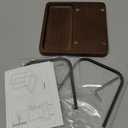 Mkono Napkin Holder for Table Farmhouse Wooden Napkin Dispenser Rustic Paper Napkin Storage for Kitchen Dining Room Coffee Bar, Brown (Salt and Pepper Shakers not Included)