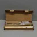 IFELS Heavy Duty Curtain Rods for Windows 66 to 120 Inch, 1 Inch Gold Curtain Rod Adjustable, Decorative Long Curtains Rods with Metal Finials, Easy Installation and Modern Design (A2,Gold,30"-120")