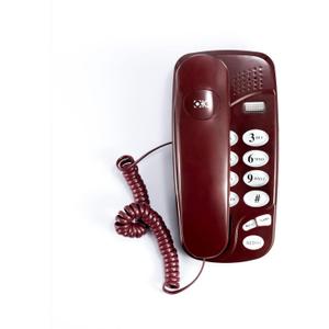 Old Style Wall Phone-Freely Adjust The Volume Landline Phone, Classic Retro Design Landline Phones for Home, Wall Phones for Landline, Suitable for Living Room, School, Home, Office(Red)