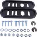 Universal Snow Blower Skid Shoe Kit with Mounting Hardware 490-241-0010 731-06472 Compatible with Most 2-Stage and 3-Stage MTD Ariens Troy-Bilt Yard Machines Snow Throwers