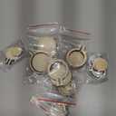 Jetec 20 Pieces 4 Sizes Mini Embroidery Hoops Wooden Small Tiny Embroidery Hoops Adjustable Circle Cross Stitch Ring Bulk for Home Ornaments Art Craft Handy Sewing