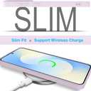 for Samsung Galaxy S25 FE Case,Cute Floral Design for Women Girls,Soft Slim Drop Protection Flowers Silicone Phone Cover with Shockproof Anti-Scratch Microfiber Lining,Colorful Flower