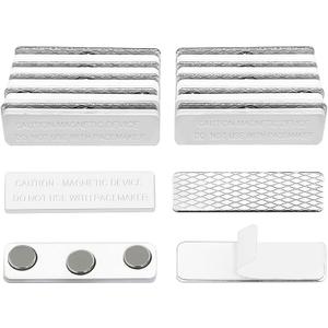 Blackout Blind Accessory,12Pair Magnetic Closure With Adhesive(Metal Board With Adhesive+Magnetic White Board Without Adhesive),Black Out Window Curtains Shades,Blackout Window Cover,Clamped By Magnet