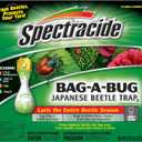 Spectracide Bag-A-Bug Japanese Beetle Trap, Dual Lure System