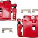 18B4729 18B4728 Front/Rear Pair Disc Brake Caliper Assembly w/Bracket for 1999-2013 Chevrolet for 2002-2006 Cadillac for 1999-2013 GMC Sierra 1500 for 2003-2009 Hummer H2 S4728