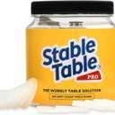 Stable Table - Clear Restaurant Table Leg 100 Shim Wedges Premium Furniture Levelers Restaurant TableShims, Home Improvement DIY Levelers - Rubber Type Texture, Firm, Non-Slip, Doors, and More