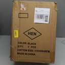 Henkelion Backpack Carrier/Bubble Carrying Bag for Small Medium Dogs Cats, Space Capsule Pet Carrier for Hiking, Travel, Airline Approved- Black