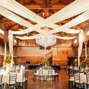 Ivory Ceiling Drapes for Wedding - 5ftx30ft Drapes for Wedding Arch - Sheer Cheesecloth Fabric - Romantic Decorations for Party Banquet Ceremony Stage (60"W x 360"L (Pack of 6))