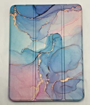 Feams for iPad 9th Generation Case, Trifold iPad 10.2 Case Clear Back Cover with Pencil Holder & Auto Sleep/Wake for iPad 9th/8th/7th Generation 2021/2020/2019, Angel