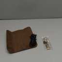 Heating Pad, Electric Heating Pads for Back, Neck, Abdomen, Ultra-Thin & Rechargeable,  4 Temperature Settings, Soft Suede Surface, 7.87'' x 7.87''(Brown, 7.87''7.87'')